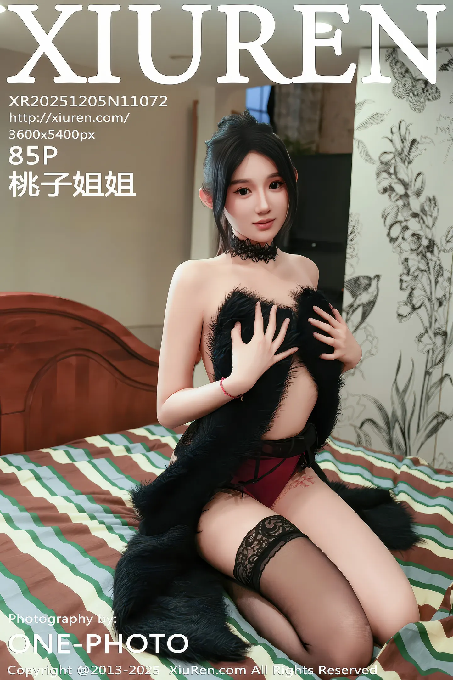 [XiuRen秀人网]No.11072_模特桃子姐姐性感红色吊带配黑色丝袜秀高挑曼妙身材诱惑写真85P-秀人网 - XiuRen.Pro